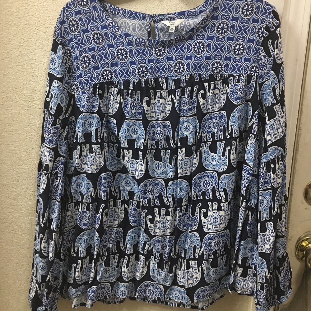 Blue blouse